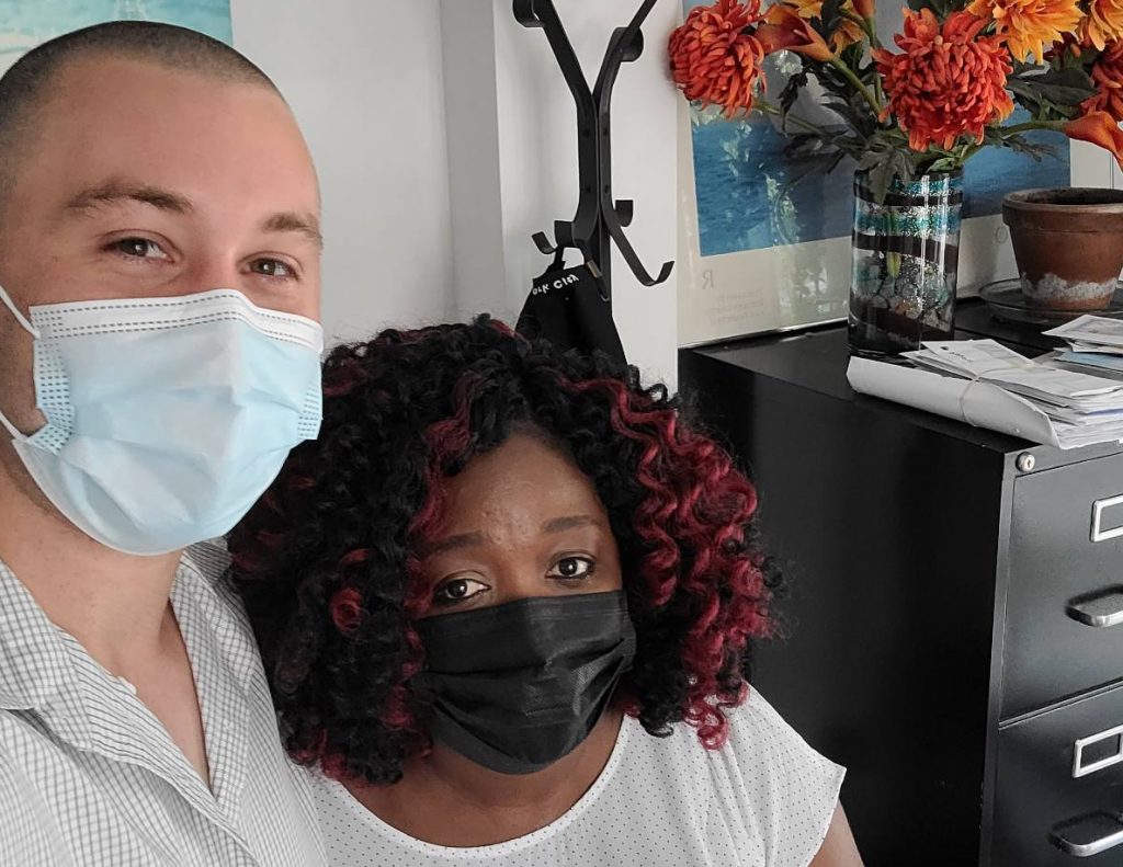 Happy Client and Alena Shautsova