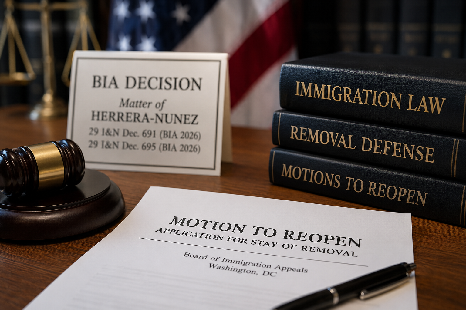 Motion for stay of removal