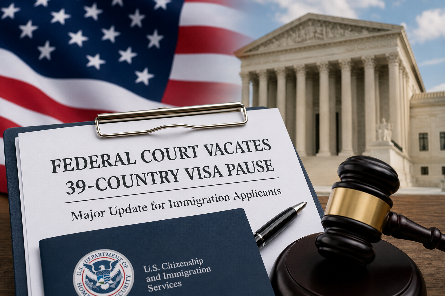 39 country visa pause update