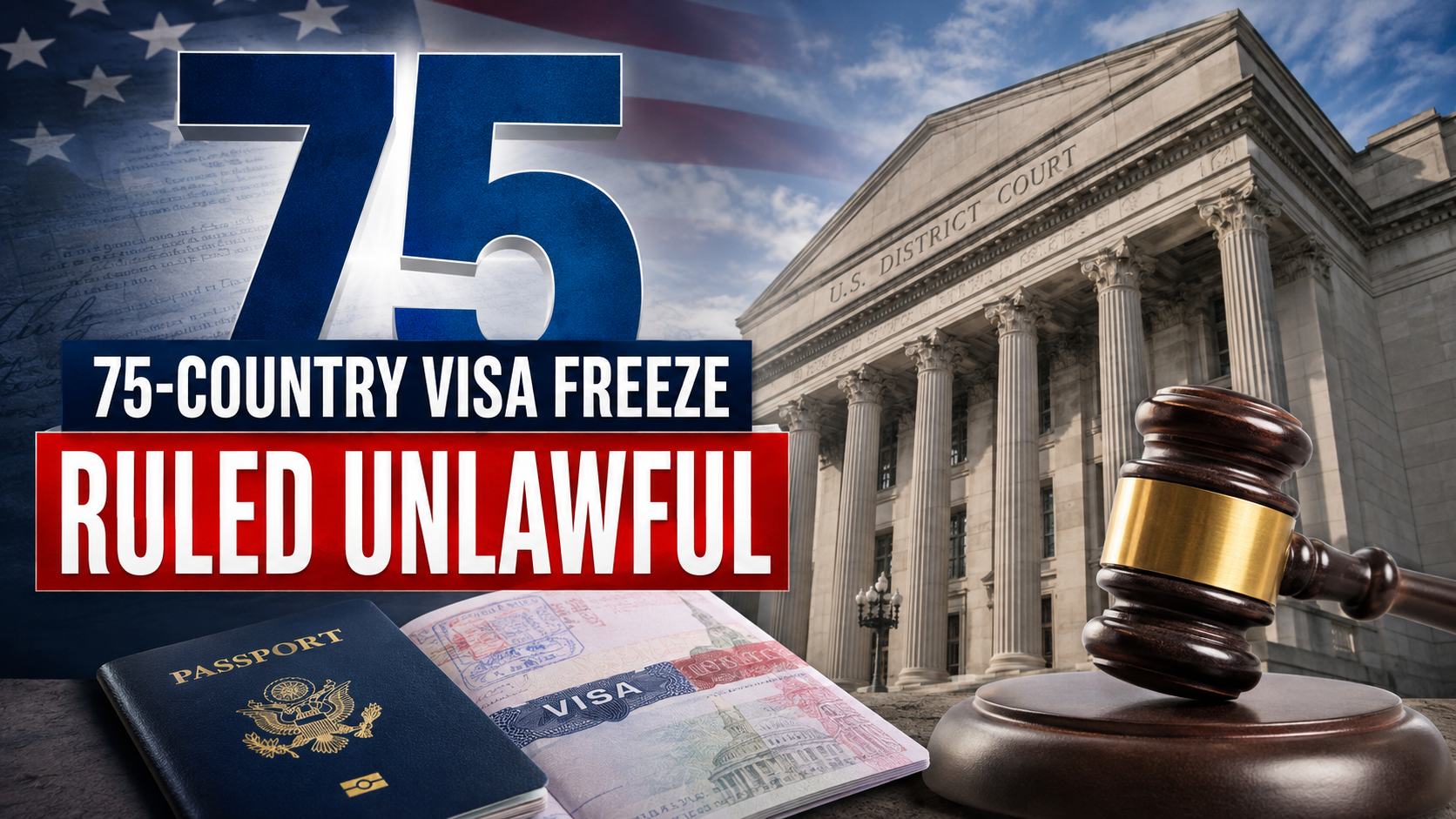 75 country visa ban update